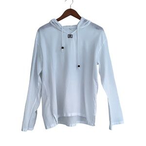 Guru Shop Men’s Yoga Hoodie XXL White Boho Beach Festival Meditation Lightweight